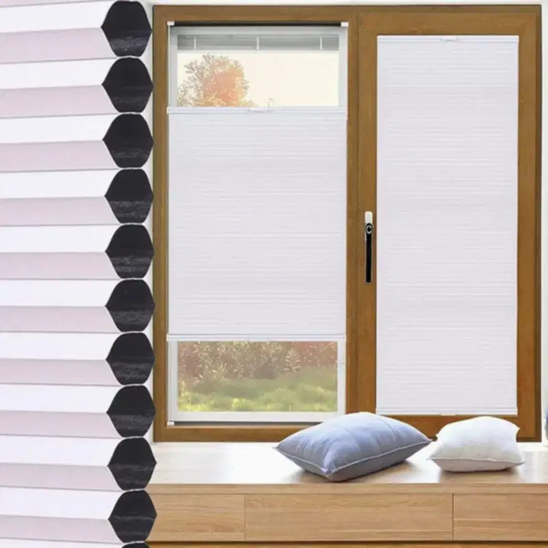 Isı Yalıtımlı Honeycomb Plise Perde – Kışın Sıcak, Yazın Serin Cam balkon perdesi