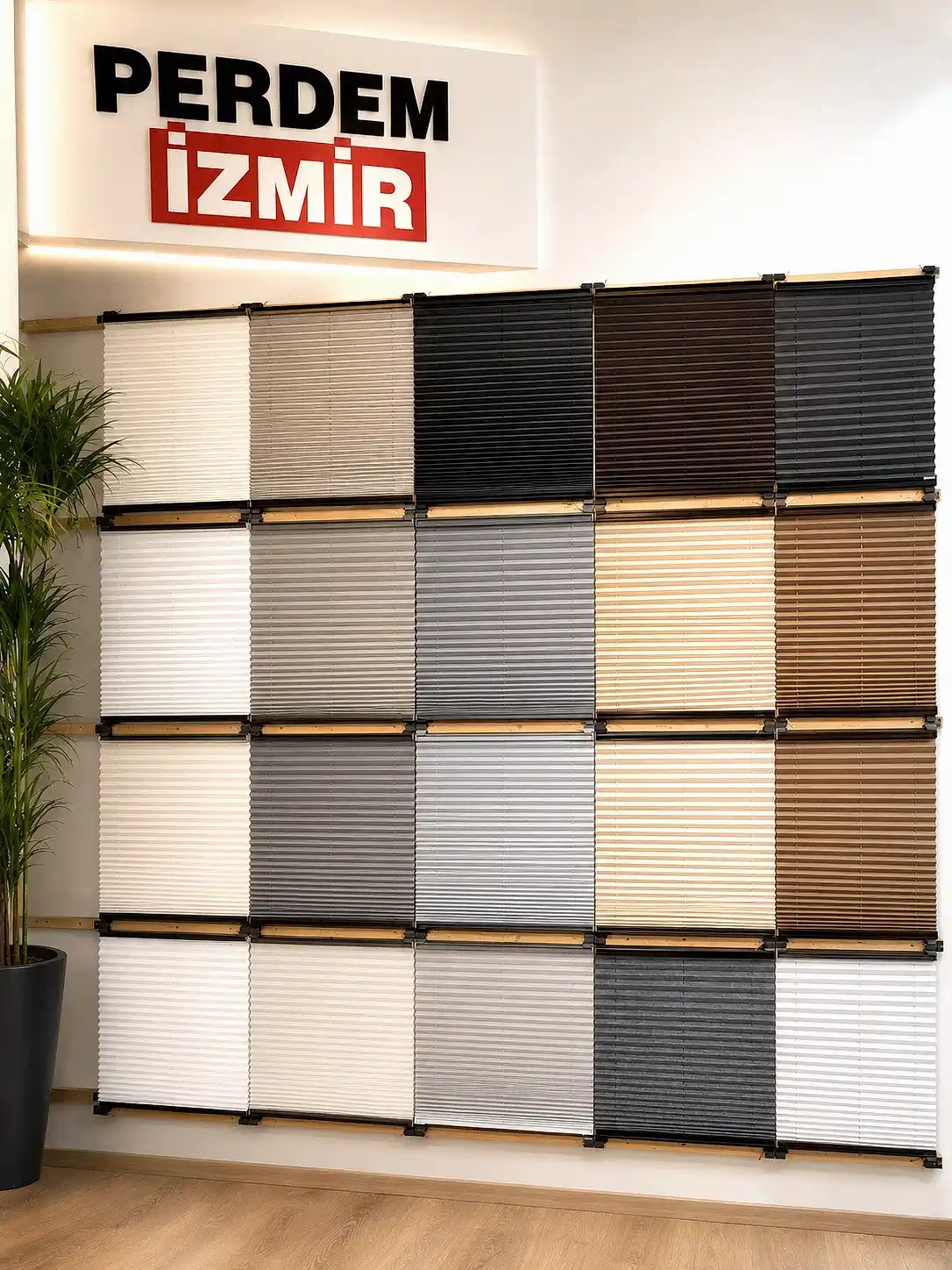 Pimapen ve Cam Balkon İçin Güneş Kırıcı Plise Perde