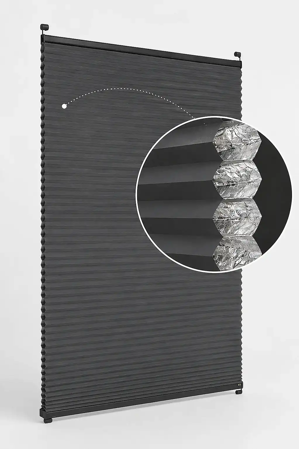 Isı Yalıtımlı Honeycomb Plise Perde – Kışın Sıcak, Yazın Serin Cam balkon perdesi