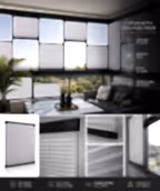 Pimapen ve Cam Balkon İçin Güneş Kırıcı Plise Perde