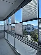 Pimapen ve Cam Balkon İçin Güneş Kırıcı Plise Perde