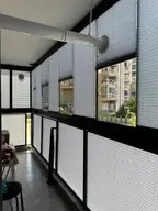 Pimapen ve Cam Balkon İçin Güneş Kırıcı Plise Perde