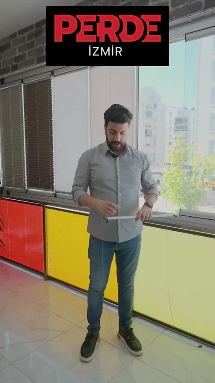 Pimapen ve Cam Balkon İçin Güneş Kırıcı Plise Perde